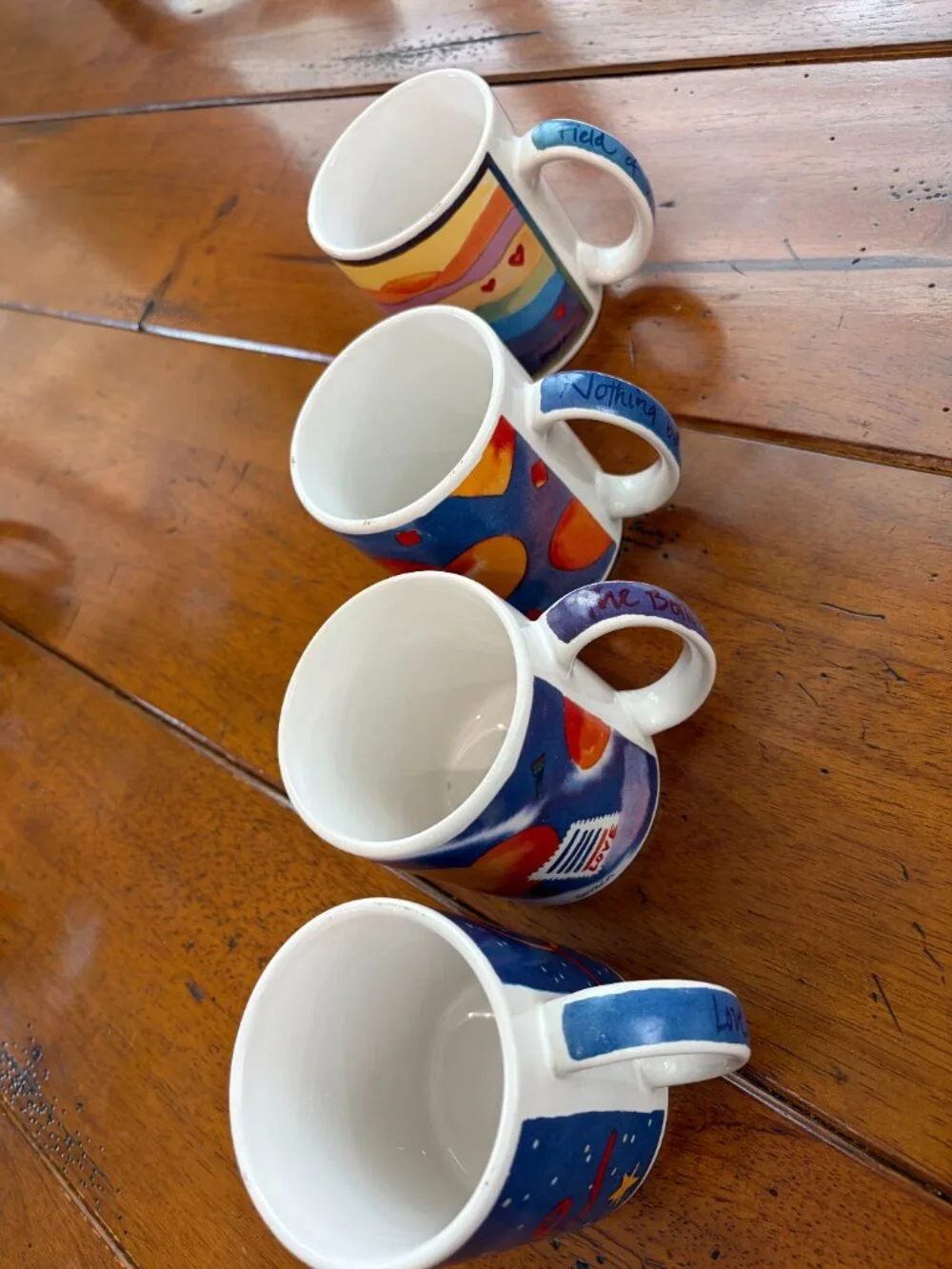 Cypress Point Trading Co set of 4 Coffee Mugs
